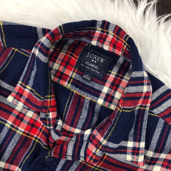 ❌SaoLD❌ J. Crew Flannel Workshirt Midweight Madras - Picture 2 of 5